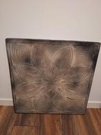 Wandpaneel, grijs, lotus, zen, Antiek en Kunst, Ophalen