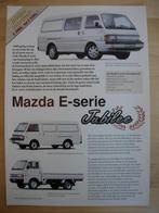 Mazda E2200 E2000 Technische Specificatie Brochure 1996, Ophalen, Mazda, Zo goed als nieuw, Mazda