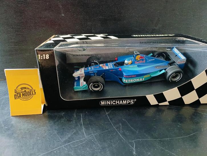 1:18 Sauber Petronas, Hobby en Vrije tijd, Modelauto's | 1:18, Zo goed als nieuw, Auto, MiniChamps, Ophalen of Verzenden