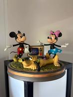 Disney 100 jaar mickey en minnie beeld, Ophalen of Verzenden, Mickey Mouse, Zo goed als nieuw, Beeldje of Figuurtje