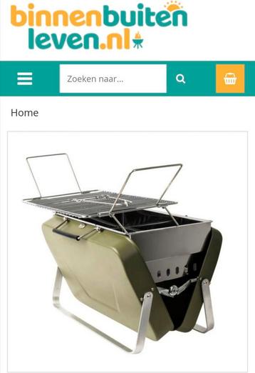 Te koop zeer handige bbq nieuw in doos. beschikbaar voor biedingen
