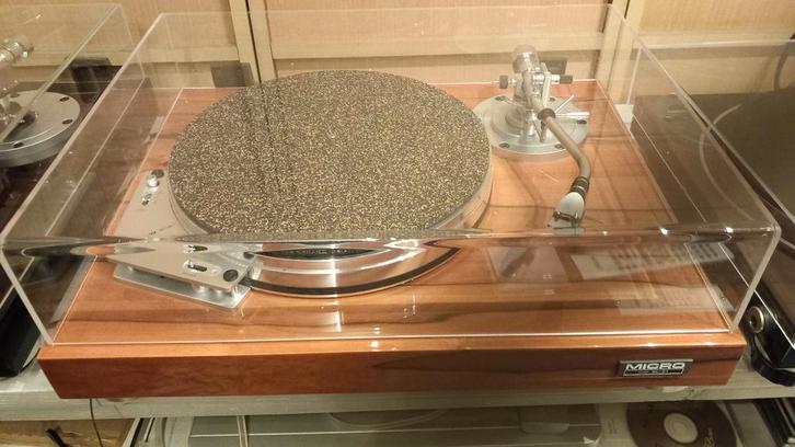 Micro Seiki BL91 premium MA505 in Indian apple fineer, Audio, Tv en Foto, Platenspelers, Zo goed als nieuw, Platenspeler, Overige merken