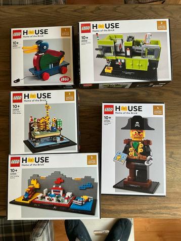 Lego House Sets - Complete Collectie! 40501/02/03/04/05 beschikbaar voor biedingen