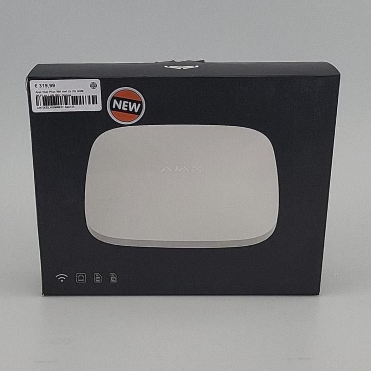 Ajax Hub Plus Wit met 2x 2G GSM WI-FI en LAN Wit | Nieuw, Huis en Inrichting, Deurbellen, Nieuw