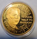 Nelson Mandela Nobelprijs Herdenkingsmunt, Postzegels en Munten, Ophalen of Verzenden, Zuid-Afrika, Losse munt, Goud