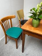 Retro vintage stoeltjes jaren 60, Huis en Inrichting, Stoelen, Ophalen, Gebruikt, Overige kleuren, Twee