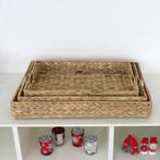 Set van 3 gevlochten manden, Mand, Nieuw, Ophalen of Verzenden, Riet