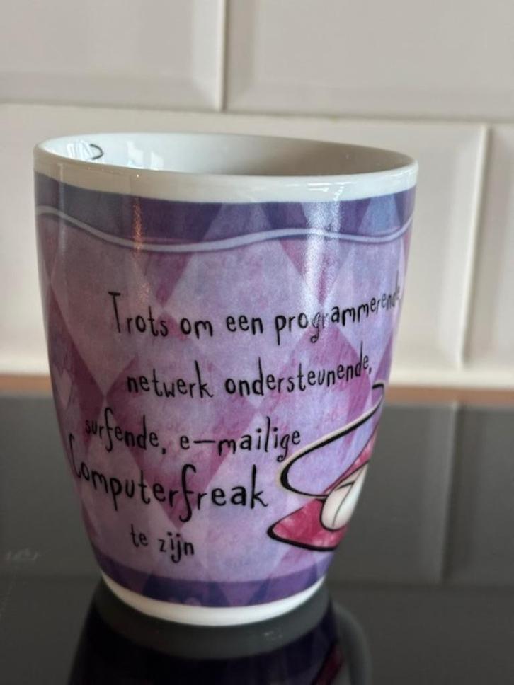 Computerfreak beker, Huis en Inrichting, Keuken | Keukenbenodigdheden, Nieuw, Ophalen of Verzenden