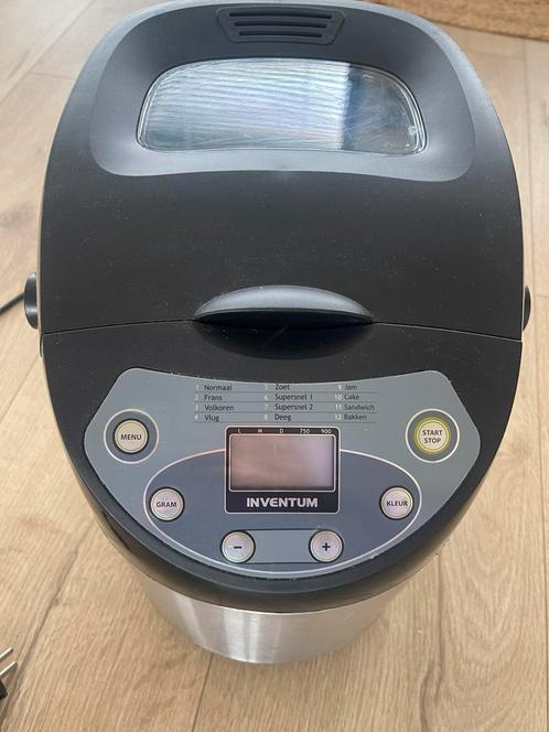 Inventum broodbakmachine perfecte staat, Witgoed en Apparatuur, Broodbakmachines, Zo goed als nieuw, Met timer, Kijkvenster, Meer dan 10 programma's