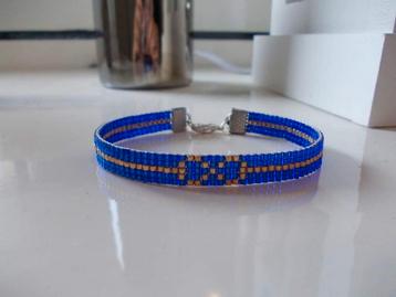 Miyuki delica geweven kralen armband infinity  beschikbaar voor biedingen