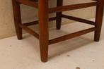 Houten kinderstoel met rieten zitting 48237, Ophalen of Verzenden, Gebruikt, Meegroeistoel