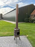 RVS Buitenkachel - Sfeervolle Tuinhaard, Tuin en Terras, Tuinhaarden, Ophalen of Verzenden, Gebruikt