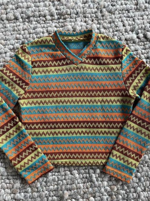Mooie top / shirt in ibiza hippie boho stijl maat S, Kleding | Dames, Tops, Zo goed als nieuw, Maat 36 (S), Lange mouw, Verzenden