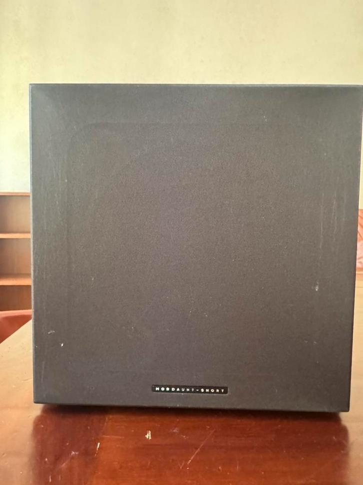 Subwoofer Mordaunt-Short, Audio, Tv en Foto, Luidsprekers, Zo goed als nieuw, Subwoofer, 60 tot 120 watt, Ophalen of Verzenden