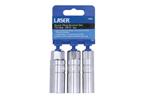Bougiedoppen 3/8"D 3-delig set superdun 14, 16 en 18 mm, Ophalen, Nieuw