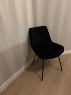 Zwarte velvet stoel van Xenos, Ophalen, Zwart, Hotel chique, Zo goed als nieuw