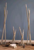 Set vloer- en tafellampen Vandeheg, Huis en Inrichting, Lampen | Tafellampen, Ophalen, Zo goed als nieuw, Glas, 75 cm of meer