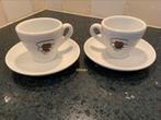 2 ASA Espresso Kop en Schotels - Petit Noir, Ophalen of Verzenden, Zo goed als nieuw, Effen, Kop(pen) en/of Schotel(s)