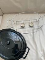 Maxi Cocotte Braadpan met Warmhoudrek, Huis en Inrichting, Keuken | Potten en Pannen, Ophalen of Verzenden, Zo goed als nieuw