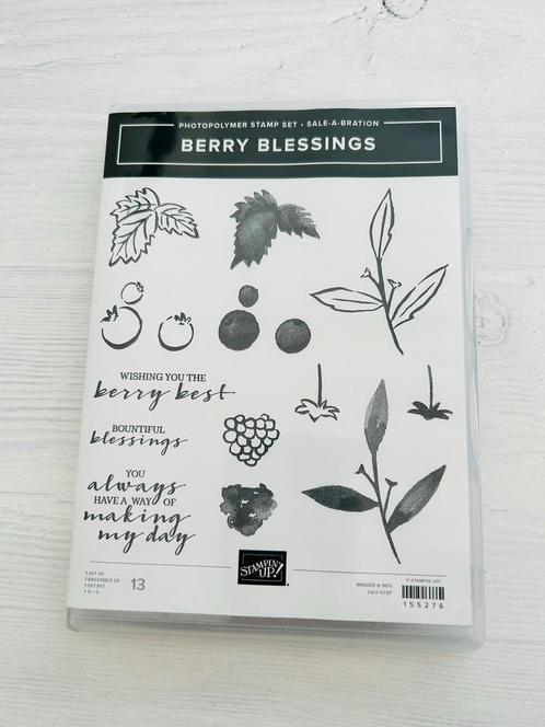 Berry Blessings stempelset Stampin’Up!, Hobby en Vrije tijd, Stempelen, Nieuw, Ophalen of Verzenden