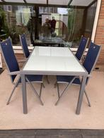 Hartman tuintafel met 4 stoelen, Ophalen, Gebruikt, Overige materialen