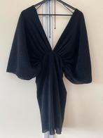 Zwarte Rotate by Birger Christensen lurex mini jurk, Kleding | Dames, Jurken, Zwart, Ophalen of Verzenden, Zo goed als nieuw, Maat 36 (S)