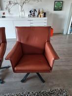 Prachtige fauteuil Design on Stock Djenné. Leer Cognac. Zgan, Ophalen, Minder dan 75 cm, Leer, Zo goed als nieuw