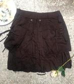 Bruine rok Miss Etam, maat 44, Bruin, Maat 42/44 (L), Ophalen of Verzenden, Zo goed als nieuw
