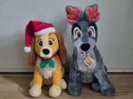 Disney Lady en de Vagebond pluche 30-40 cm kerst knuffels, Verzamelen, Ophalen of Verzenden, Overige figuren, Zo goed als nieuw