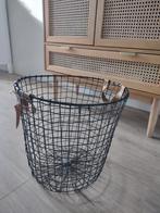 Ijzeren mand, Huis en Inrichting, Woonaccessoires | Schalen en Manden, Ophalen, Zo goed als nieuw, Rond, Overige materialen