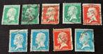 1923 ev Frankrijk Pasteur Yv 171 tm179 gebruikt, Postzegels en Munten, Postzegels | Europa | Frankrijk, Verzenden, Gestempeld