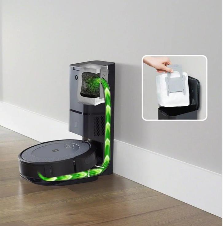 Roomba i3+ Robotstofzuiger met Clean Base, Witgoed en Apparatuur, Stofzuigers, Nieuw, Robotstofzuiger, Minder dan 1200 watt, Stofzak