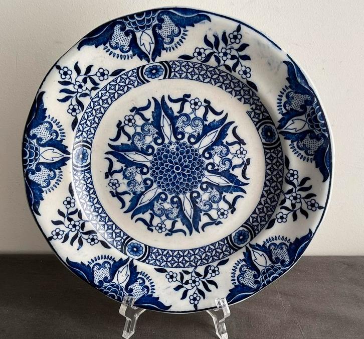 Antieke borden Regout, decor Alpine en Toko, Antiek en Kunst, Antiek | Wandborden en Tegels, Ophalen of Verzenden