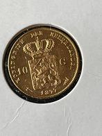 Gouden tientje1877, Koning Willem III, Losse munt, Goud, Overige waardes