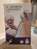 Nieuw in doos: Messenblok Constance Haute Cuisine - 6-delig, Ophalen of Verzenden, Nieuw, Rvs of Chroom