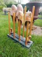 Vintage laarzenrek uit de outdoor/petshop met 2 hondjes, Ophalen, Huis en Inrichting