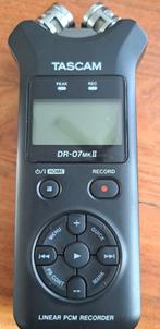 TASCAM DR-07X dictaphone Flashkaart Zwart, Audio, Tv en Foto, Overige typen, Ophalen