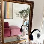 Vintage spiegel met sierlijke gouden lijst, Antiek en Kunst, Antiek | Spiegels, 50 tot 100 cm, Minder dan 100 cm, Rechthoekig