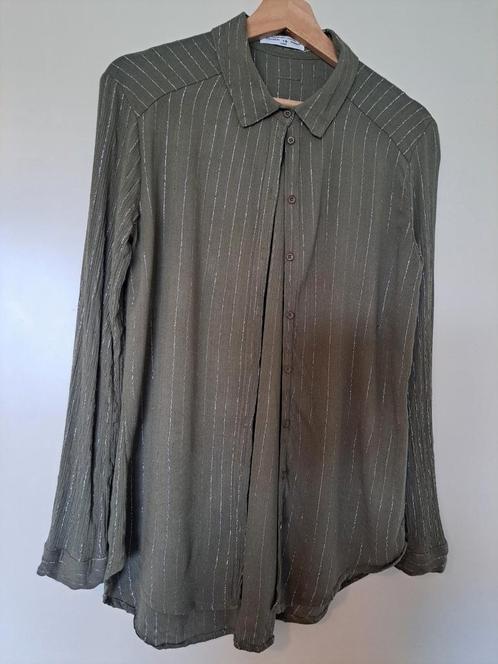 Blouse Circle of trust L olijfgroen, Kleding | Dames, Blouses en Tunieken, Zo goed als nieuw, Maat 42/44 (L), Groen, Ophalen of Verzenden
