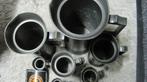 Tinnen maatbekers zevendelig van 1 liter tot 1 centiliter, Antiek en Kunst, Antiek | Tin, Ophalen of Verzenden