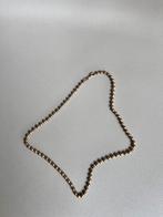 VINTAGE VERGULDE GOUDEN BOLLETJES GOUD KLEUR KETTING, Sieraden, Tassen en Uiterlijk, Kettingen, Ophalen of Verzenden, Zo goed als nieuw