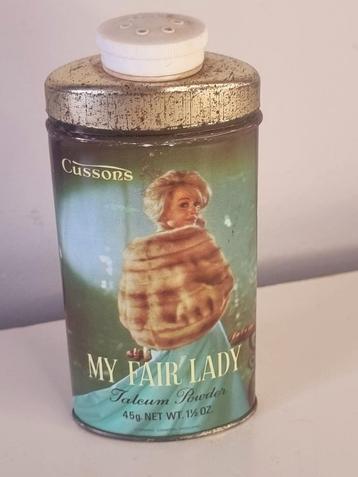 Zeldzaam 1960 Cussons talc blik beschikbaar voor biedingen
