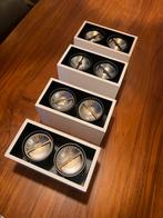 4 Hoogwaardige Spotjes Inclusief Lampen, Ophalen of Verzenden, Zo goed als nieuw, Metaal