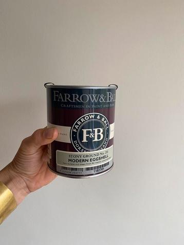 Ongeopend: binnenlak Farrow & Ball Stony Ground beschikbaar voor biedingen