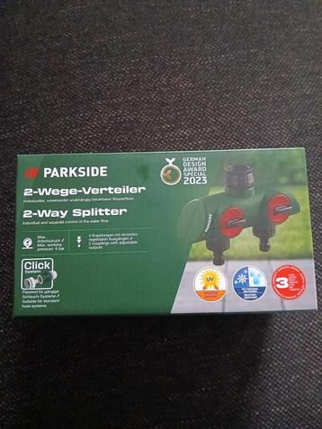 Parkside 2-Weg verdeler water (nieuw) beschikbaar voor biedingen