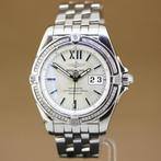 Breitling Galactic 41 Diamonds A49350, Staal, Gebruikt, Staal, Breitling