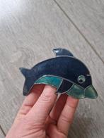 Oude haarclip dolfijn emaille, Sieraden, Tassen en Uiterlijk, Antieke sieraden, Ophalen of Verzenden, Overige materialen, Overige typen