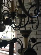 Antieke kroonlampen en glazen lampen kapjes, plafondlampen, Ophalen