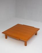 Italian vintage Low Coffee Table, Gebruikt, Eikenhout, Ophalen of Verzenden, Mid Century