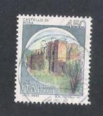 Italië; 1718 Burchten en kastelen, Verzenden, Gestempeld